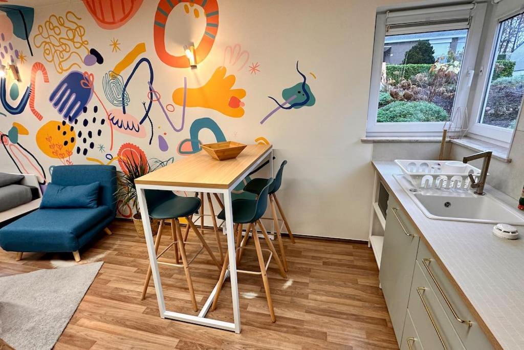 La Fresque D'Heloise - Appartement 1 Chambre 2 Lits Doubles Péruwelz المظهر الخارجي الصورة
